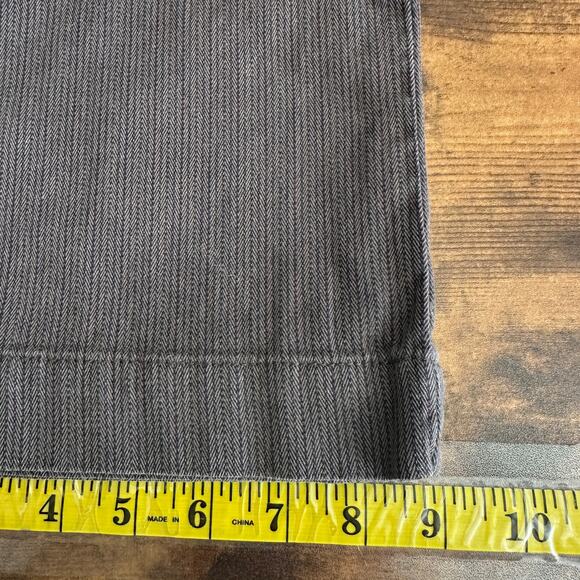 Lee Comfort Waistband Pinstripe Pants 10P Brown Purple Y2K Academia Grunge EUC - Picture 6 of 9